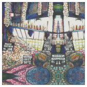 Dimensionen der Neugier Stoff (Nahaufnahme)