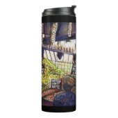 Dimensionen der Neugier Thermosbecher (Nach links gedreht)