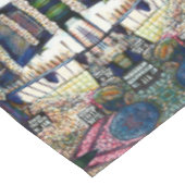 Dimensionen der Neugier Tischdecke (Schrägansicht)