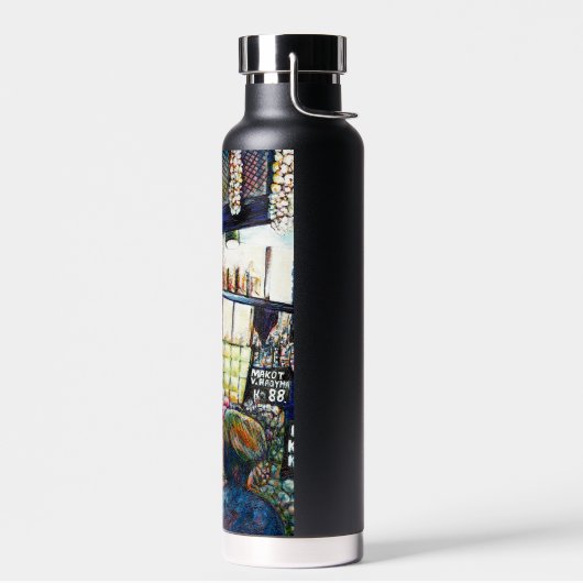 Dimensionen der Neugier Trinkflasche (Links)