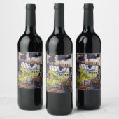 Dimensionen der Neugier Weinetikett (Flaschen)