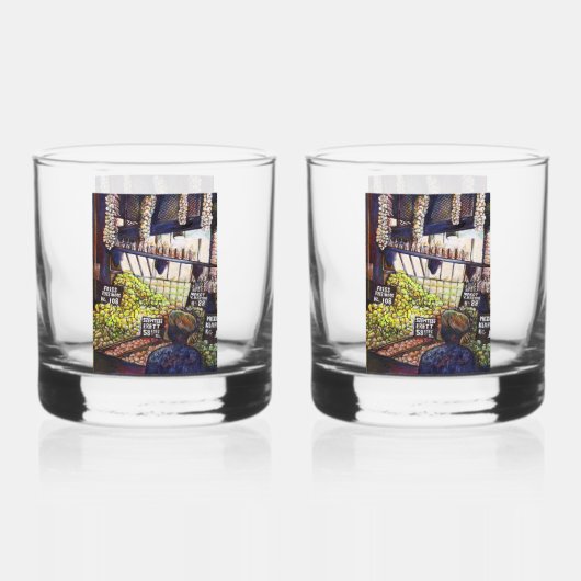 Dimensionen der Neugier Whiskyglas (Vorderseite)