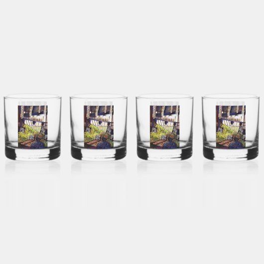 Dimensionen der Neugier Whiskyglas (Vorderseite)