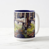 Dimensionen der Neugier Zweifarbige Tasse (VorderseiteRechts)