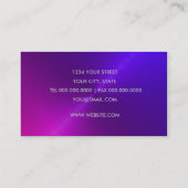 Dimensionen der Visitenkarte (Rückseite)