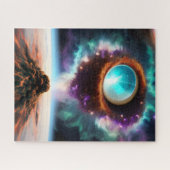 Dimensionen des Portals zu einem anderen dunklen U Puzzle (Horizontal)