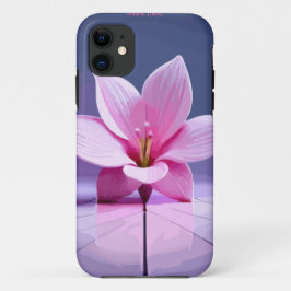 Dimensionen Gladioli: Rosa und Lila Meisterwerk Case-Mate iPhone Hülle