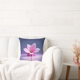 Dimensionen Gladioli: Rosa und Lila Meisterwerk Kissen