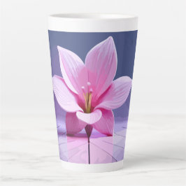 Dimensionen Gladioli: Rosa und Lila Meisterwerk Milchtasse