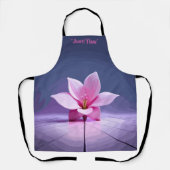 Dimensionen Gladioli: Rosa und Lila Meisterwerk Schürze (Vorderseite)