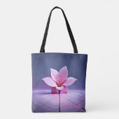 Dimensionen Gladioli: Rosa und Lila Meisterwerk Tasche (Rückseite)