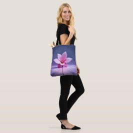 Dimensionen Gladioli: Rosa und Lila Meisterwerk Tasche