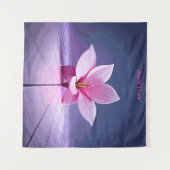 Dimensionen Gladioli: Rosa und Lila Meisterwerk Wandteppich (Vorderseite (Horizontal))