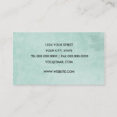 Dimensions Grunge Business Card Visitenkarte (Rückseite)