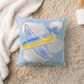 Dimensionsflugzeug Kissen (Decke)
