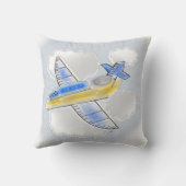 Dimensionsflugzeug Kissen (Rückseite)