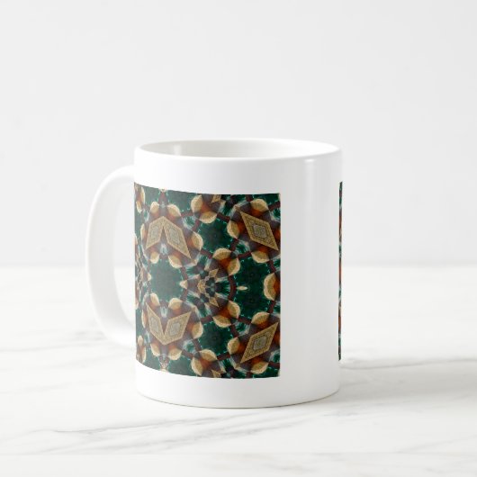 Dimensionsgrün Kaffeetasse (Vorderseite Links)