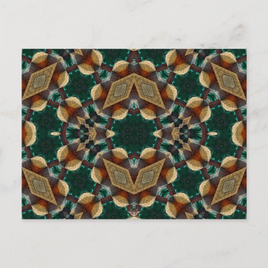 Dimensionsgrün Postkarte (Vorderseite)