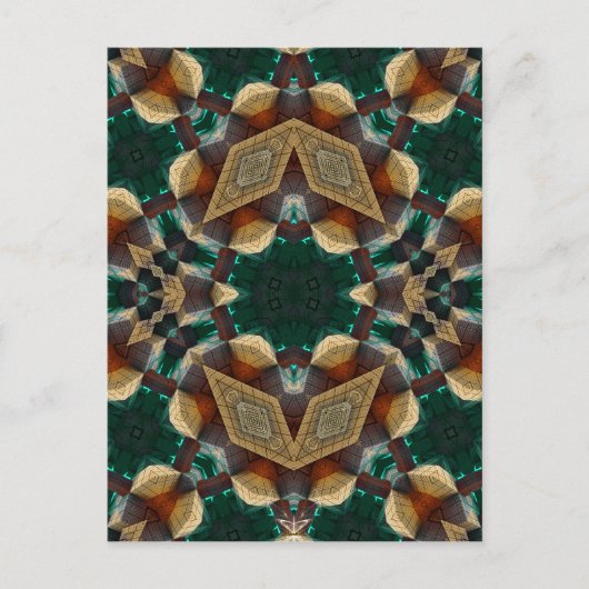 Dimensionsgrün Postkarte (Vorderseite)