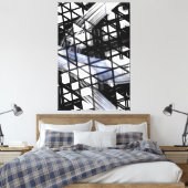Dimensionsmatrix Leinwanddruck (Insitu (Schlafzimmer))