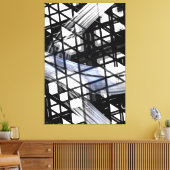 Dimensionsmatrix Leinwanddruck (Insitu (Wohnzimmer))