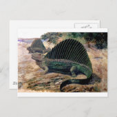 Dimetrodon-1 Postkarte (Vorne/Hinten)
