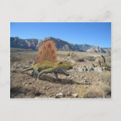 Dimetrodon Dinosaur Postkarte (Vorderseite)