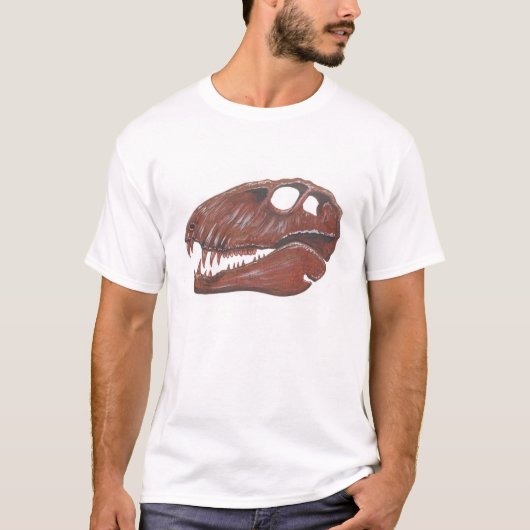 Dimetrodon Schädel-T-Shirt T-Shirt (Vorderseite)