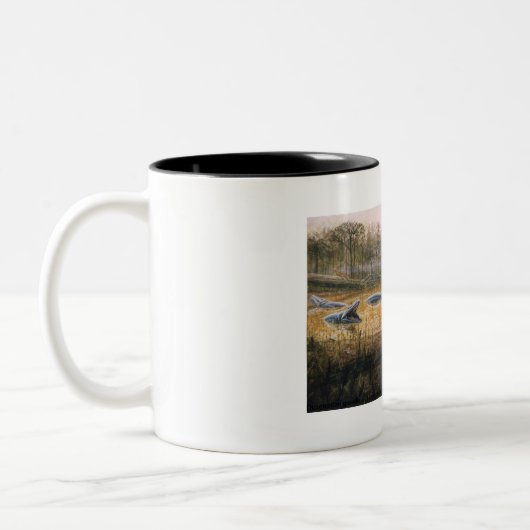 Dimetrodon und Eryops Zweifarbige Tasse (Links)