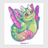 Dimi der Fantasieaufkleber Aufkleber (Blatt)