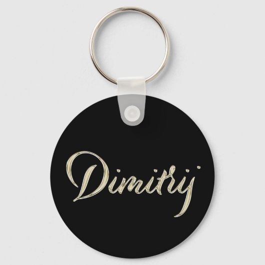 Dimitrij whitegold Button-Schlüsselger Schlüsselanhänger (Vorderseite)