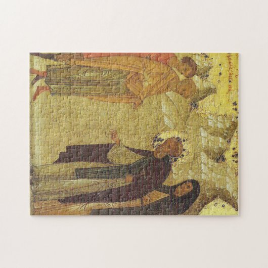 Dimitry und Pachomy kommen nach Voloda Puzzle (Horizontal)