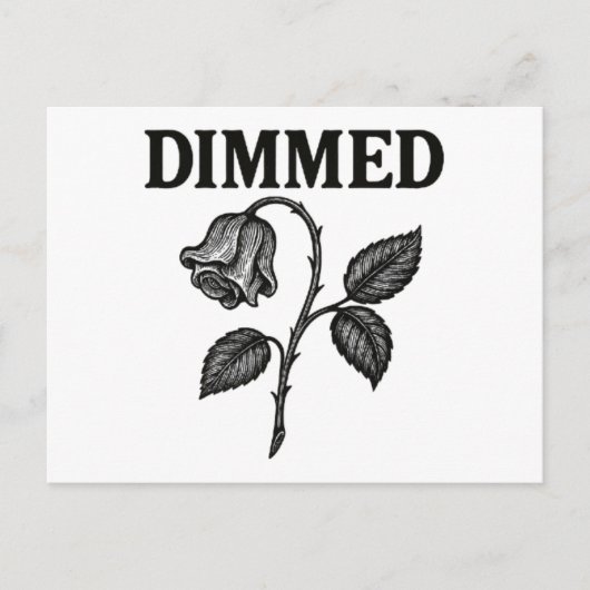 Dimmed Postkarte (Vorderseite)