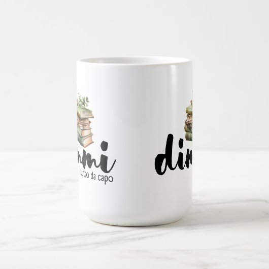 Dimmi Tutto da Capo (Bücher) Kaffeetasse (Mittel)