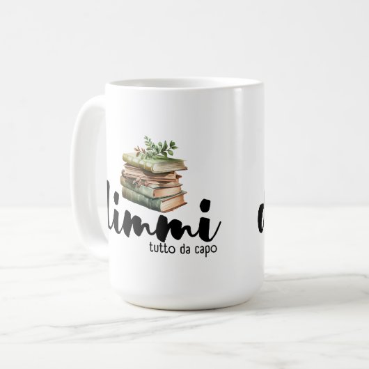 Dimmi Tutto da Capo (Bücher) Kaffeetasse (Vorderseite Links)