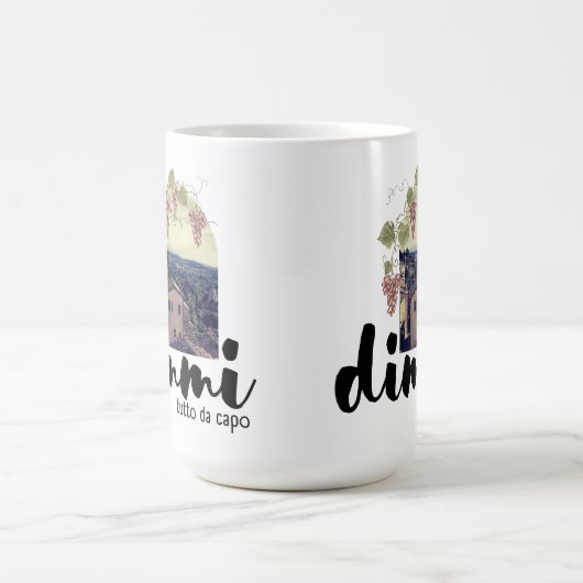 Dimmi Tutto da Capo (Toskana) Kaffeetasse (Mittel)