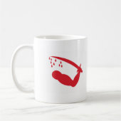 Dimmits Goliad Flagge (1824) Kaffeetasse (Links)