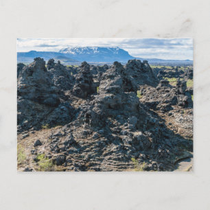 Dimmuborgir Lavafeld, Gebiet Myvatn - Island Postkarte