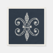 Dimond Fleur de Lis Royal  Serviette (Vorderseite)
