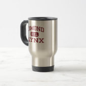 Dimond - Luchs - Highschool - Anchorage Alaska Reisebecher (Vorderseite Links)