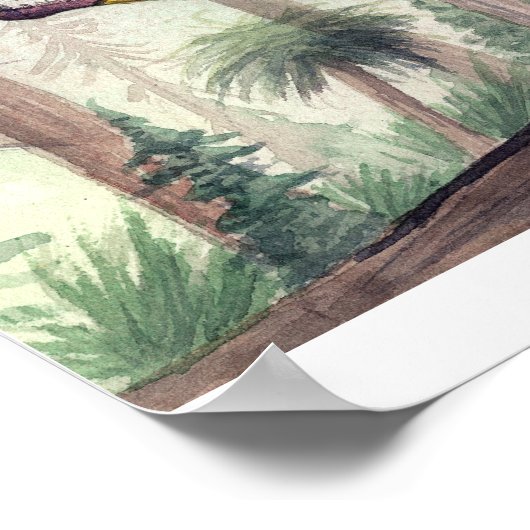 Dimorphodon Print Poster (Ecke)