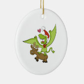 Dimorphodon Weihnachtsverzierung Keramikornament (Rechts)