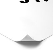 Dimsum Body Say Food Funny Dimsum Puff Poster (Ecke)