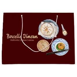 Dimsum Watercolor Große Geschenktüte