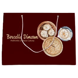 Dimsum Watercolor Große Geschenktüte