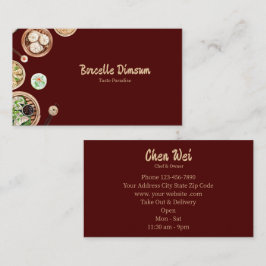 Dimsum Watercolor Visitenkarte