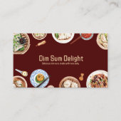 Dimsum Watercolor Visitenkarte (Vorderseite)