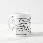 Dimwitz Comic-Tasse für Physik-Lehrer Kaffeetasse (Vorderseite Links)