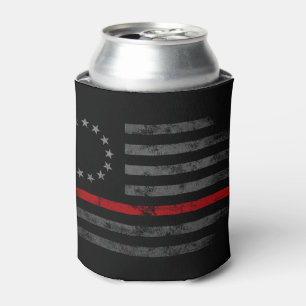 DIN RED LINE Vintag Betsy Ross Flag Dosenkühler