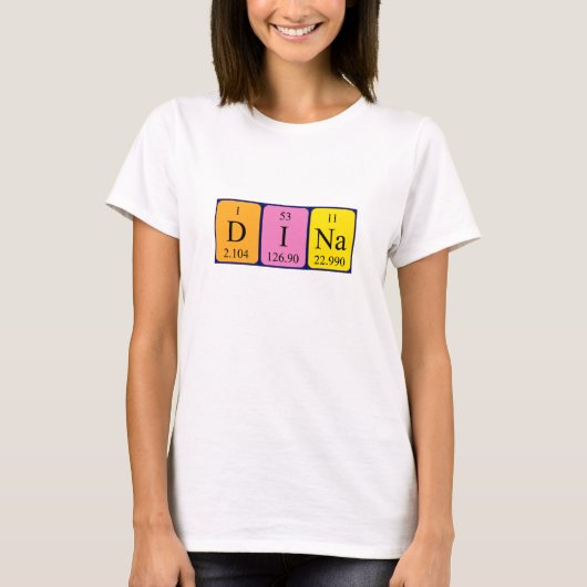 Dina Periodenname Shirt (Vorderseite)